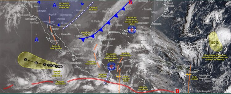 Llega a Tamaulipas primer frente frío, traerá lluvias