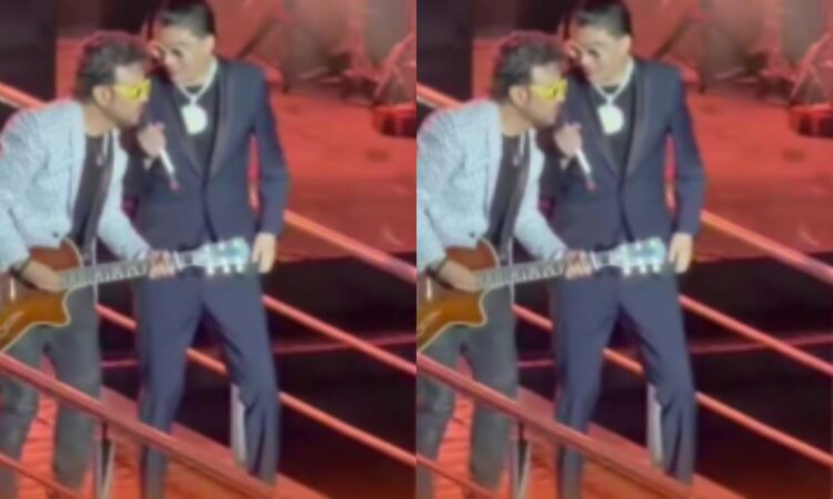 Aleks Syntek y Dani Flow se reconcilian en concierto en León