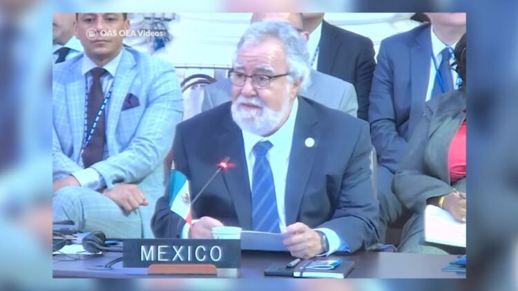 México no respalda resolución de la OEA sobre Nicaragua