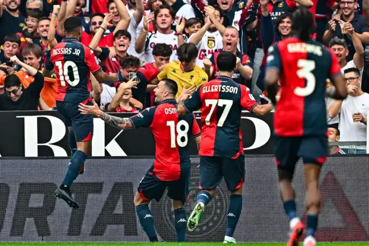 Genoa vence 2-0 a Juventus en la Serie A