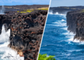 Colapsa el arco Hōlei de 550 años en Hawái