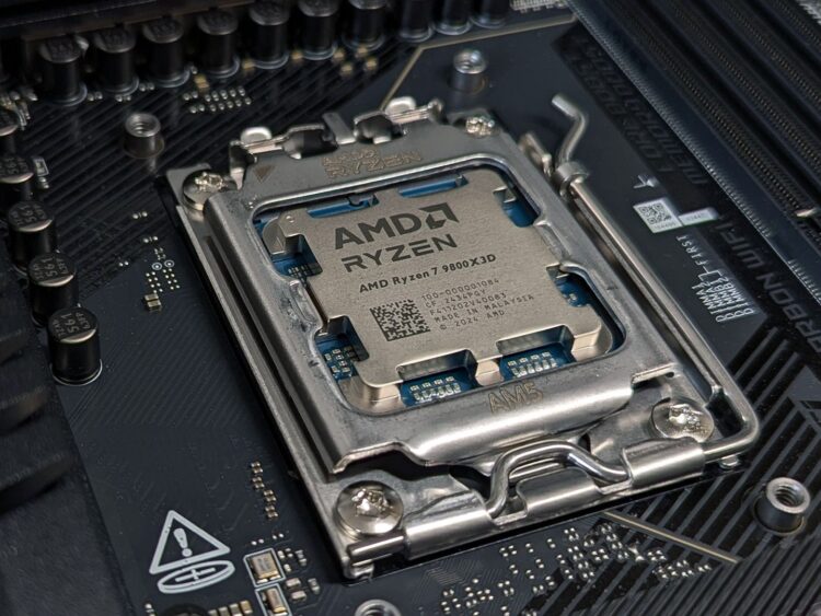Usuario reduce 9°C la temperatura de su Ryzen 7 9800X3D con BIOS